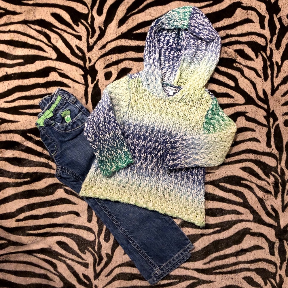 Gymboree 🐸 Frog / Froggy Jeans Denim Pants Cute!
